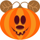 jack-o-lantern, spooky, pumpkin, mouse, halloween, monster, scary icon