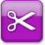cut, purplestyle icon