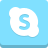 skype, call, messenger icon