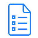 document, list icon