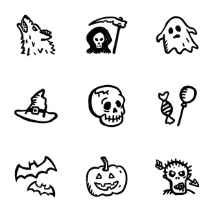 Spooky — Halloween icon sets preview