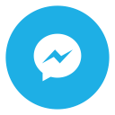 social, facebook, messenger icon