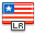 liberia, flag icon