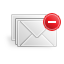 mail,remove,envelop icon