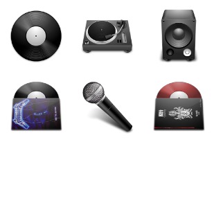 Be The DJ icon sets preview