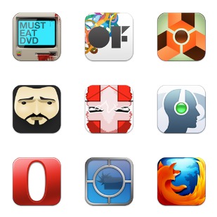 Pfui Spinnes Flurry icon sets preview