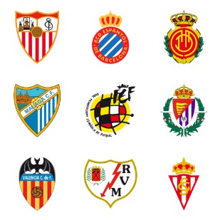 Spanish Football Clubs icon sets preview