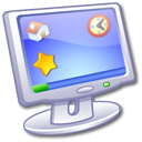 monitor, display, screen, computer icon