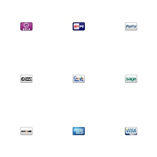 Ecommerce Payment icon sets preview