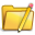 folder, closed, edit icon