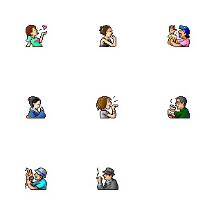 Calm Restless icon sets preview
