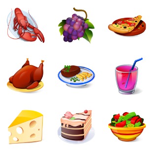 Desktop Buffet icon sets preview