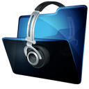 Folder, Headphone, Music icon