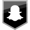 social, media, snapchat, logo icon