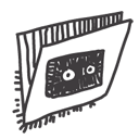 folder, video icon