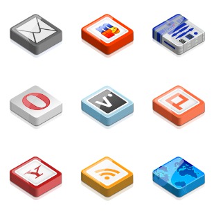 Smooth Social icon sets preview