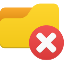 Delete, Folder icon