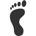 Footprint, Left icon