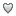 heart, s, silver icon