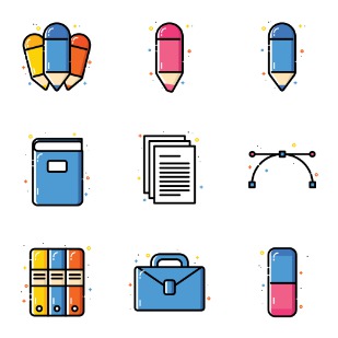 Office icon sets preview