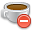 coffee, mocca, del, remove, delete, cup, food icon