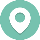 navigation, pin, location icon