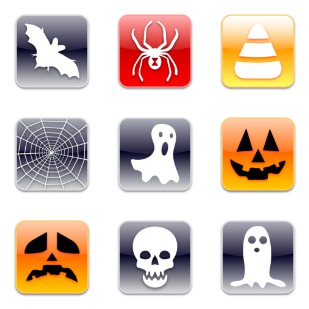 iPhonica Halloween icon sets preview