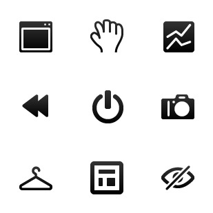 Gentleface icon sets preview