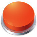 button, stop, red icon
