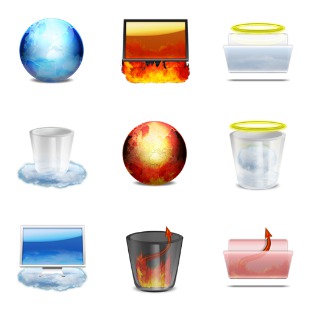 Heaven And Hell icon sets preview