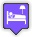 Bed, Hotel, Lodging icon