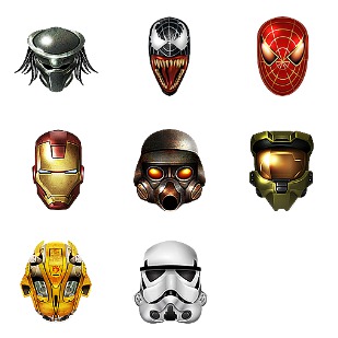 Cool Heroes icon sets preview