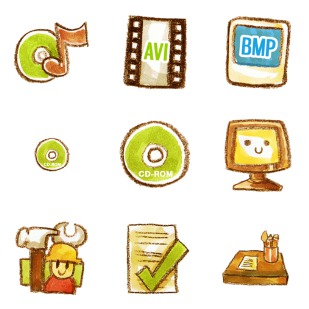 Natsu Set icon sets preview