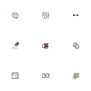 Gnome 2.18 Icon Theme icon sets preview