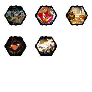 Angry Birds Star Wars icon sets preview
