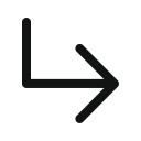 subdirectory arrow, subdirectoryarrowdownright, arrow, right, subdirectory icon