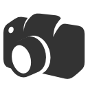 small, lens, slr icon
