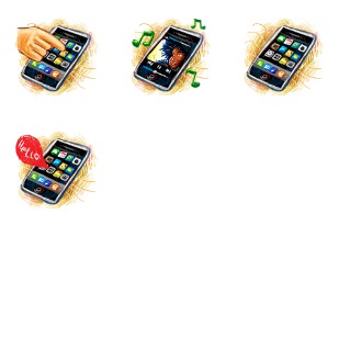 iPhone Sketch icon sets preview