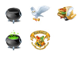 Harry Potter icon sets preview