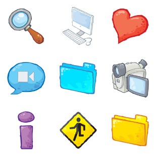 Desktoon icon sets preview