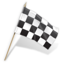 Checkered, Flag icon