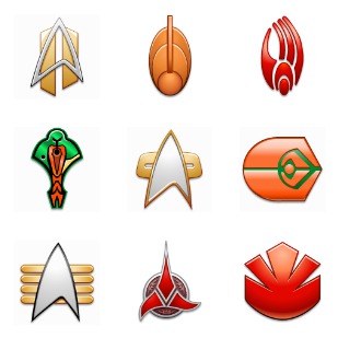 Trek Insignia icon sets preview
