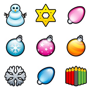 Christmas XP icon sets preview
