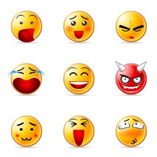 Anime Smiley Icons icon sets preview