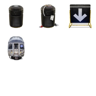 New York Subway icon sets preview