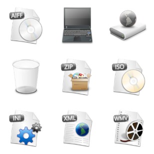 Longhorn Objects icon sets preview