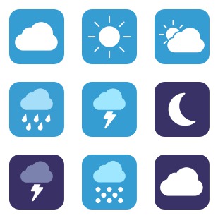 TheWeather icon sets preview