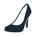lady, boot, high heeled, footwhear, clothes icon