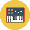keyboards, controler, music, piano, midi icon