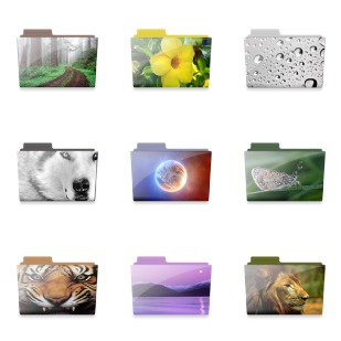 Nature Folder icon sets preview